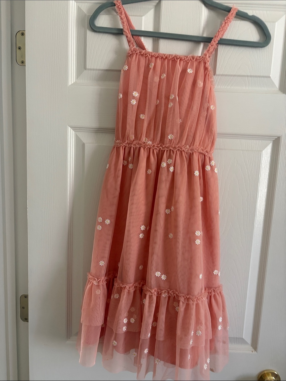 Cat & Jack Pink Floral Tulle Sundress